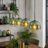 Koyoto Hängeleuchte Glas 25 cm Grün, Klar, 4-flammig