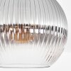 Koyoto Deckenleuchte Glas 25 cm Klar, Rauchfarben, 1-flammig
