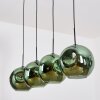 Ripoll Hängeleuchte Glas 30 cm Grün, 4-flammig