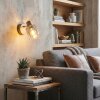 Casterk Wandleuchte Braun, Chrom, 1-flammig