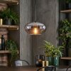Mertola Hängeleuchte Glas 20 cm Rauchfarben, 1-flammig