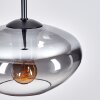 Mertola Hängeleuchte Glas 20 cm Klar, Rauchfarben, 1-flammig
