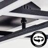 Hyacinthe Deckenleuchte LED Schwarz, 1-flammig