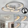 Baiyin Deckenleuchte LED Chrom, Silber, 1-flammig