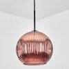 Ripoll Hängeleuchte Glas 25 cm Kupferfarben, 1-flammig