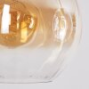 Koyoto Hängeleuchte Glas 30 cm Bernsteinfarben, Klar, Rauchfarben, 3-flammig