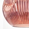 Ripoll Hängeleuchte Glas 30 cm Kupferfarben, 1-flammig