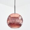 Ripoll Hängeleuchte Glas 30 cm Kupferfarben, 1-flammig