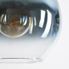 Koyoto Hängeleuchte Glas 25 cm Blau, Klar, 3-flammig