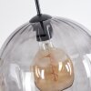 Koyoto Hängeleuchte Glas 30 cm Bernsteinfarben, Rauchfarben, 3-flammig