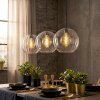 Koyoto Hängeleuchte Glas 30 cm Klar, 3-flammig