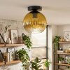 Koyoto Deckenleuchte Glas 20 cm Gold, Klar, 1-flammig