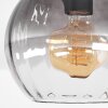 Koyoto Deckenleuchte Glas 20 cm Klar, Rauchfarben, 1-flammig