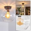 Koyoto Deckenleuchte Glas 25 cm Klar, 1-flammig