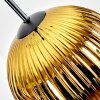 Ripoll Hängeleuchte Glas 20 cm Gold, Klar, 1-flammig