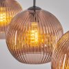Koyoto Hängeleuchte Glas 25 cm Kupferfarben, 3-flammig