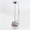 Ripoll Hängeleuchte Glas 30 cm Rauchfarben, 1-flammig