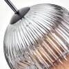 Ripoll Hängeleuchte Glas 20 cm Klar, Rauchfarben, 1-flammig