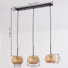 Bauro Hängeleuchte 20 cm Naturfarben, 3-flammig