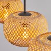Bauro Hängeleuchte 20 cm Naturfarben, 3-flammig