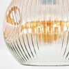 Ripoll Deckenleuchte Glas 25 cm Bernsteinfarben, Klar, 1-flammig