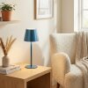 Salgadinho Tischleuchte LED Blau, 1-flammig