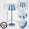 Salgadinho Tischleuchte 2-er Set LED Blau, 1-flammig