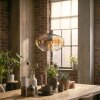 Mertola Hängeleuchte Glas 25 cm Bernsteinfarben, Klar, 1-flammig