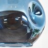 Ripoll Deckenleuchte Glas 25 cm Blau, 1-flammig