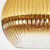 Koyoto Deckenleuchte Glas 25 cm Gold, Klar, 1-flammig