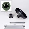 Ripoll Deckenleuchte Glas 25 cm Grün, 1-flammig