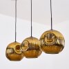 Ripoll Hängeleuchte Glas 30 cm Gold, 3-flammig