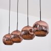 Ripoll Hängeleuchte Glas 25 cm Kupferfarben, 4-flammig