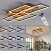 LED-Rahmenleuchte Kelar, dimmbar per Fernbedienung, Lichtfarbe einstellbar 3000-6500 Kelvin
