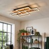 LED-Rahmenleuchte Kelar, dimmbar per Fernbedienung, Lichtfarbe einstellbar 3000-6500 Kelvin