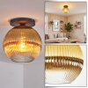 Koyoto Deckenleuchte Glas 30 cm Gold, Klar, 1-flammig