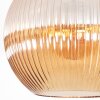 Koyoto Deckenleuchte Glas 30 cm Bernsteinfarben, 1-flammig