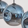Ripoll Hängeleuchte Glas 30 cm Blau, 3-flammig