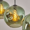 Ripoll Hängeleuchte Glas 30 cm Grün, 3-flammig