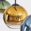 Koyoto Hängeleuchte Glas 20 cm Blau, Gold, Grün, Klar, 3-flammig