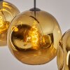 Ripoll Hängeleuchte Glas 30 cm Gold, 3-flammig