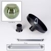 Koyoto Deckenleuchte Glas 25 cm Grün, 1-flammig