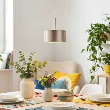 Falor Hängeleuchte LED Champagnerfarben, 1-flammig