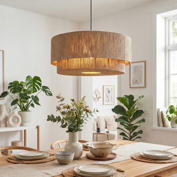 Tanik Hängeleuchte Schwarz, 1-flammig