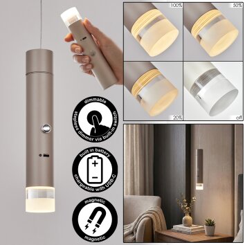 Molten Hängeleuchte LED Sandfarben, 1-flammig