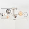 Koyoto Deckenleuchte Glas 15 cm Sandfarben, 6-flammig