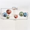 Ripoll Deckenleuchte Glas 15 cm Sandfarben, 6-flammig