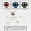 Ripoll Deckenleuchte Glas 15 cm Sandfarben, 6-flammig
