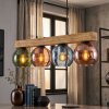 Koyoto Hängeleuchte Glas 15 cm Naturfarben, Schwarz, 4-flammig
