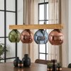 Koyoto Hängeleuchte Glas 15 cm Naturfarben, Schwarz, 4-flammig